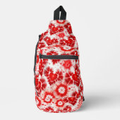 Sac À Bandoulière Pattern Tie Dye Red Hearts (Recto)
