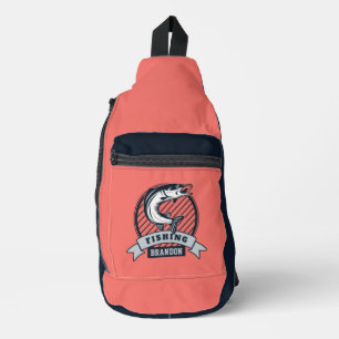 Sac À Bandoulière PÊCHE DE Nom Personnalisé