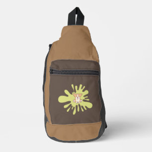 Sac À Bandoulière peinture à éclaboussure de chien