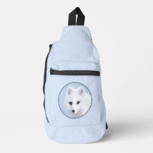 Sac À Bandoulière Peinture d'hiver de Fox Arctique Art original de l