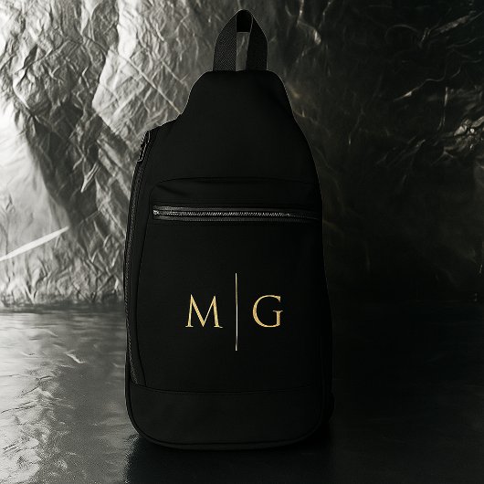 Sac À Bandoulière Personalized Initials Classic Fashion Sling Bag