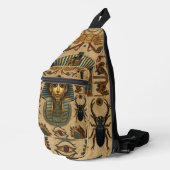 Sac À Bandoulière Pharaonic Print |  Sling Bag (Coin droit)