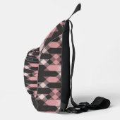Sac À Bandoulière pink white and gray geometric (Droite)