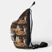 Sac À Bandoulière "Pizza Paw-ty : Quatre Chats Creusent !" (Droite)