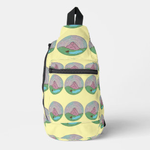 Sac À Bandoulière Planète d'origine de Mothman Art folklorique cos