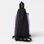 Sac À Bandoulière Points Blancs Violets (Verso)