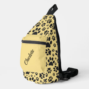 Sac À Bandoulière Pois de chien Polka noir et blanc Point sur la crè