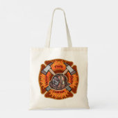 Sac à bandoulière Pompiers Flammes (Dos)