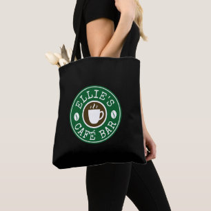 Sac à bandoulière pour barista avec logo de café