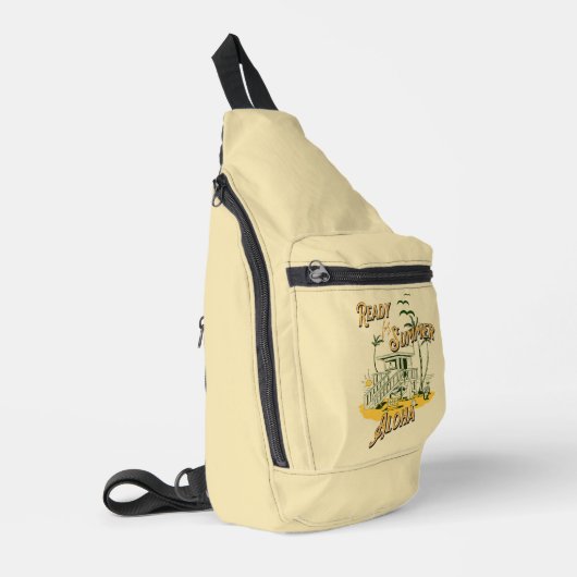 Sac À Bandoulière Prêt pour Summer Beach Edition - Aloha - (Coin gauche)