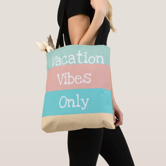 Sac à bandoulière rayé rétro « Vacances » (De près)