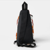 Sac À Bandoulière red white blue and orange geometric (Verso)