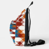 Sac À Bandoulière red white blue and orange geometric (Droite)