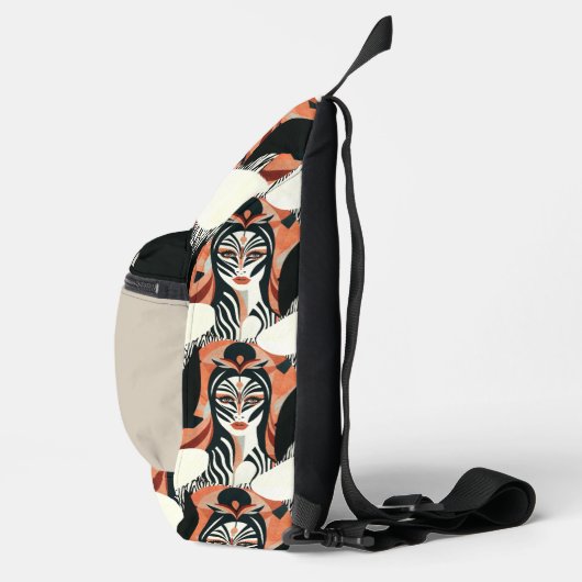 Sac À Bandoulière Reine Zebra (Droite)