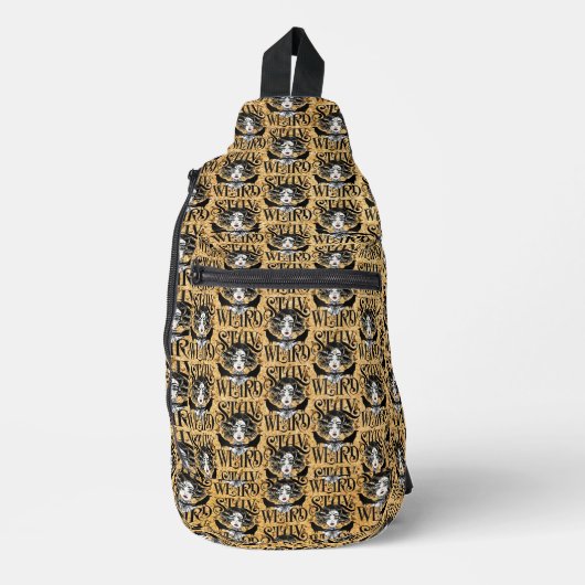 Sac À Bandoulière Restez Bizarre (Recto)