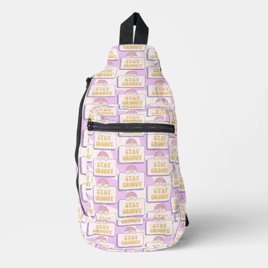 Sac À Bandoulière Restez Groovy (Recto)