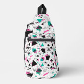 Sac À Bandoulière Retro Memphis Geometric Pattern (Recto)