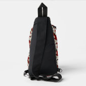 Sac À Bandoulière RosesRougesEtBlanches (Verso)