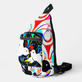 Sac À Bandoulière Sacoche Studio16 imprimé (Coin droit)