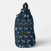 Sac À Bandoulière Sacsoche Bluebirds Bleu foncé (Recto)