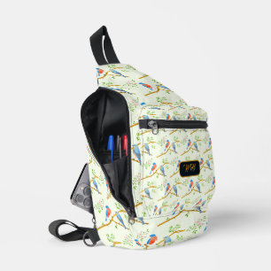Sac À Bandoulière Sacsoche Bluebirds Vert Pâle