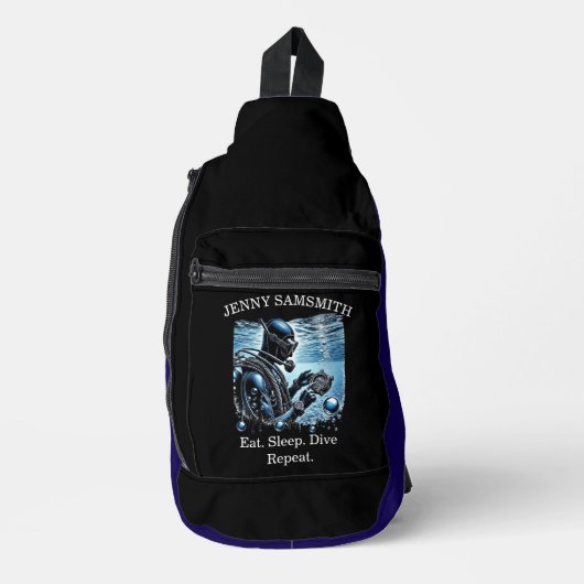 Sac À Bandoulière Scuba Fun : La vie sous les vagues! (Recto)