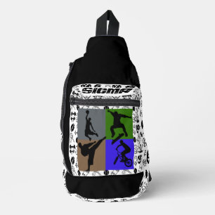Sac À Bandoulière Silhouettes sportives "SIGMA"