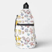 Sac À Bandoulière Simple Conception de Plage Mignonne (Recto)