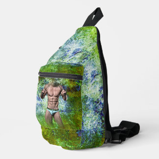Sac À Bandoulière SlipperyJoe's homme adulte très musclé torse nu