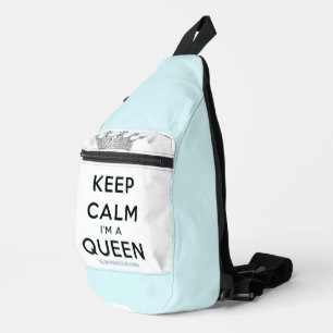 Sac À Bandoulière SlipperyJoe's Keep Calm Queen couronne joyaux a