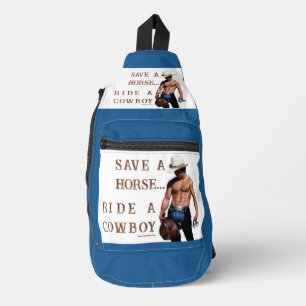 Sac À Bandoulière SlipperyJoe's sauve cheval monter chapeau de cowbo
