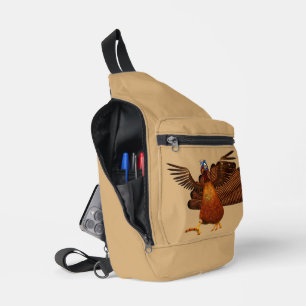 Sac À Bandoulière SlipperyJoe's Thanksgiving gobble de manière respo