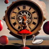 Sac À Bandoulière Steampunk Rouge Aquarelle Ballerina Sling Sag