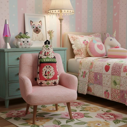 Sac À Bandoulière Strawberry Kitty