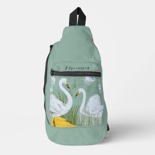 Sac À Bandoulière Swans par Verneuil (Recto)