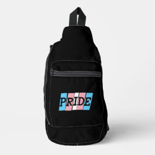 Sac À Bandoulière Texte de fierté transgenre
