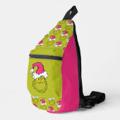 Sac À Bandoulière The Grinch in Pink Santa Hat (Coin droit)
