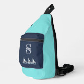 Sac À Bandoulière Thème de yachting (Coin droit)