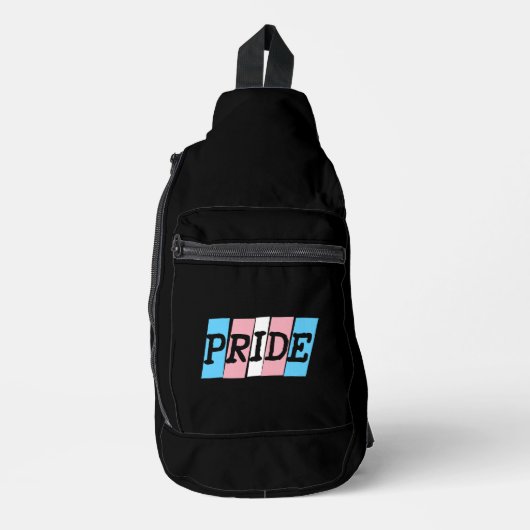 Sac À Bandoulière Transgender Pride text (Recto)
