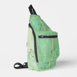 Sac À Bandoulière Trèfles Imprimés Brumeux