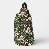 Sac À Bandoulière Triangles rouge et vert (Recto)