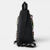 Sac À Bandoulière Triangles rouge et vert (Verso)