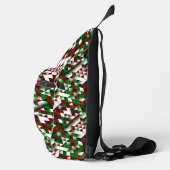Sac À Bandoulière Triangles rouge et vert (Droite)