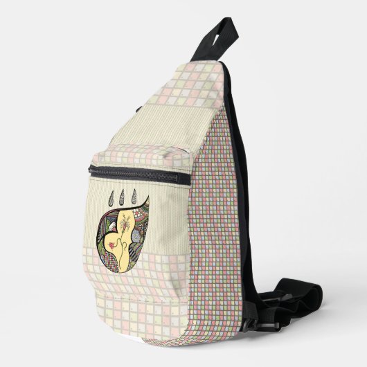 Sac À Bandoulière Une fleur à l'intérieur (Coin droit)