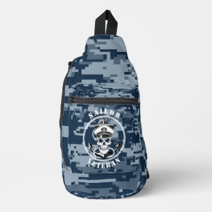 Sac À Bandoulière Vétéran de la marine militaire de la marine