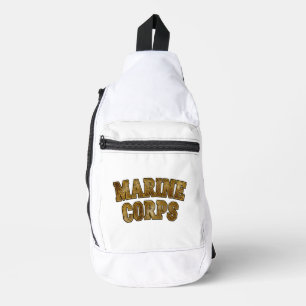 Sac À Bandoulière VetGearHQ.com Logo Emblème Vétéran Corps des Marin