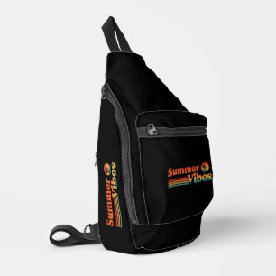 SAC À BANDOULIÈRE VIBES D'ÉTÉ COUCHER DE SOLEIL VINTAGE VACANCES