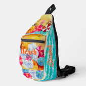 Sac À Bandoulière Vie de plage personnalisée (Coin droit)