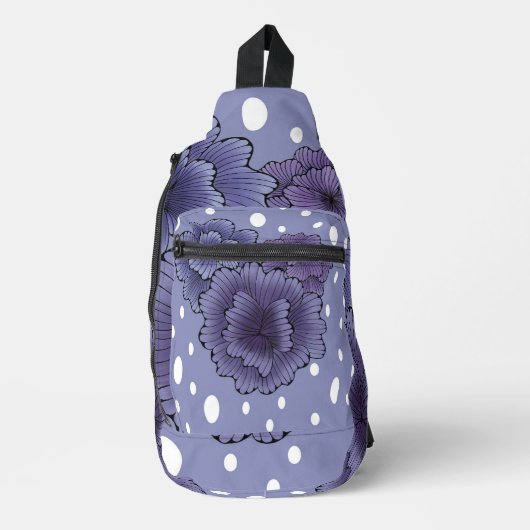 Sac à bandoulière Violet Whimsy (Recto)