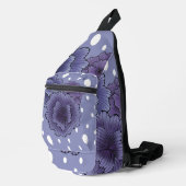 Sac à bandoulière Violet Whimsy (Coin droit)